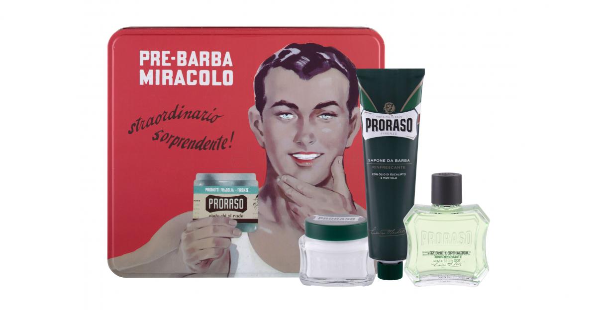 Proraso Green After Shave Lotion Dar Ekov Kazeta Voda Po Holen Ml