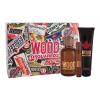 Dsquared2 Wood Darčeková kazeta Toaletná voda 100 ml + sprchovací gél 150 ml + toaletná voda 10 ml