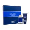 Montblanc Explorer Ultra Blue Darčeková kazeta parfumovaná voda 100 ml + parfumovaná voda 7,5 ml + sprchovací gél 100 ml poškodená krabička