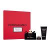 Ferragamo Signorina Misteriosa Darčeková kazeta parfumovaná voda 100 ml + parfumovaná voda 5 ml + telové mlieko 50 ml