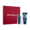 Ferragamo Ferragamo Intense Leather Darčeková kazeta parfumovaná voda 100 ml + sprchovací gél 100 ml + parfumovaná voda 10 ml