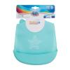 Canpol babies Pastels Silicone Bib Blue Podbradník pre deti 1 ks