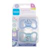 MAM Supreme Silicone Pacifier 6m+ Blue &amp; Turquoise Cumlík pre deti 2 ks