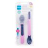 MAM Heat Sensitive Spoons &amp; Cover 6m+ Pink Riad pre deti Set