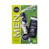 Nivea Men Feeling Game On Darčeková kazeta sprchovací gél Men Active Clean 250 ml + antiperspirant Men Black &amp; White Invisible Original 150 ml + univerzálny krém Men Creme 30 ml