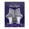 The Indulgent Bathing Co. Starry Nights Cosy Night Slipper Set Darčeková kazeta telové mlieko Lavender And Lime Flower Body Lotion 100 ml + sprchovací krém Lavender And Lime Flower Shower Cream 100 ml + plyšové šľapky Luxury Fluffy Slippers M/L 1 pár