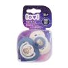 LOVI Night &amp; Day Dynamic Soother Boy 18m+ Cumlík pre deti 2 ks