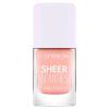 Catrice Sheer Beauties Nail Polish Lak na nechty pre ženy 10,5 ml Odtieň 050 Peach For The Stars