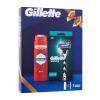 Gillette Mach3 Darčeková kazeta holiaci strojček 1 ks + náhradná hlavica 1 ks + sprchovací gél a šampón Old Spice Whitewater 3in1 250 ml