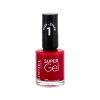 Rimmel London Super Gel STEP1 Lak na nechty pre ženy 12 ml Odtieň 045 Flamenco Beach poškodený flakón