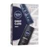 Nivea Men Deep Care Darčeková kazeta antiperspirant Men Deep Darkwood 150 ml + sprchovací gél Men Deep Clean 250 ml