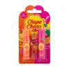 Chupa Chups Lip Balm Duo SET2 Darčeková kazeta balzam na pery 4 g Orange Pop + balzam na pery 4 g Strawberry Swirl