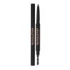 Makeup Revolution London Duo Brow Definer Ceruzka na obočie pre ženy 0,25 g Odtieň Medium Brown