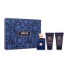 Versace Pour Homme Dylan Blue Darčeková kazeta toaletná voda 50 ml + sprchovací gél 50 ml + balzam po holení 50 ml