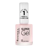 Rimmel London Super Gel French Manicure STEP1 Lak na nechty pre ženy 12 ml Odtieň 091 English Rose