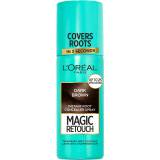 L'Oréal Paris Magic Retouch Instant Root Concealer Spray Farba na vlasy pre ženy 75 ml Odtieň Dark Brown