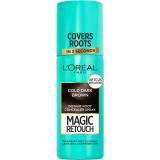 L'Oréal Paris Magic Retouch Instant Root Concealer Spray Farba na vlasy pre ženy 75 ml Odtieň Cold Dark Brown