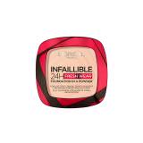 L'Oréal Paris Infaillible 24H Fresh Wear Foundation In A Powder Make-up pre ženy 9 g Odtieň 180 Rose Sand