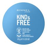 Rimmel London Kind & Free Healthy Look Pressed Powder Púder pre ženy 10 g Odtieň 020 Light