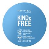 Rimmel London Kind & Free Healthy Look Pressed Powder Púder pre ženy 10 g Odtieň 010 Fair