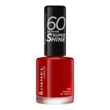 Rimmel London 60 Seconds Super Shine Lak na nechty pre ženy 8 ml Odtieň 315 Queen Of Tarts