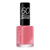 Rimmel London 60 Seconds Super Shine Lak na nechty pre ženy 8 ml Odtieň 405 Rose Libertine