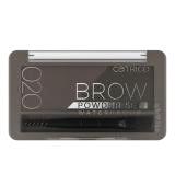 Catrice Brow Powder Set Waterproof Set a paletka na obočie pre ženy 4 g Odtieň 020 Ash Brown