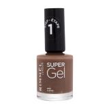 Rimmel London Super Gel STEP1 Lak na nechty pre ženy 12 ml Odtieň 052 Camo