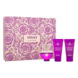 Versace Pour Femme Dylan Purple SET1 Darčeková kazeta parfumovaná voda 50 ml + sprchovací gél 50 ml + telové mlieko 50 ml