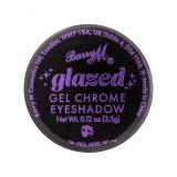 Barry M Glazed Gel Chrome Eyeshadow Očný tieň pre ženy 3,5 g Odtieň So Exclusive