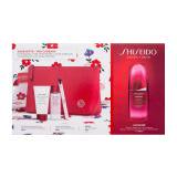 Shiseido Ultimune Power Infusing Concentrate Darčeková kazeta pleťové sérum Ultimune Power Infusing Concentrate 50 ml + čistiaca pena Clarifying Cleansing Foam 30 ml + pleťová voda Treatment Softener 30 ml + parfumovaná voda 4 ml + kozmetická taštička