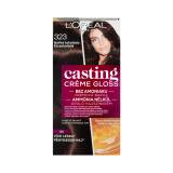 L'Oréal Paris Casting Creme Gloss Farba na vlasy pre ženy 48 ml Odtieň 323 Darkest Chocolate