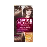 L'Oréal Paris Casting Creme Gloss Farba na vlasy pre ženy 48 ml Odtieň 600 Light Brown