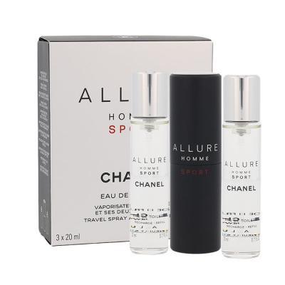 Chanel Allure Homme Sport Toaletná voda pre mužov Twist and Spray 3x20 ml