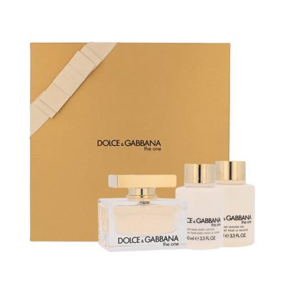 Dolce&Gabbana The One Darčeková kazeta parfumovaná voda 75 ml + 100ml telové mlieko + 100ml sprchovací gél