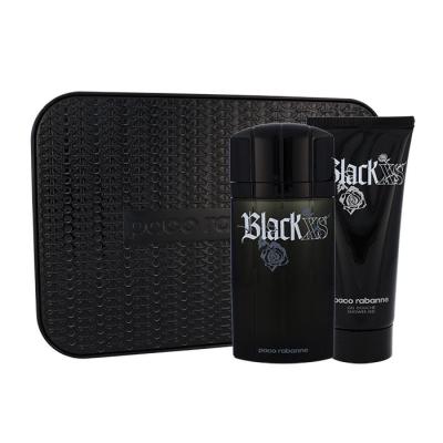 Paco Rabanne Black XS Darčeková kazeta toaletná voda 100 ml + sprchovací gél 100 ml