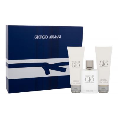 Giorgio Armani Acqua di Giò Pour Homme Darčeková kazeta toaletná voda 50 ml + balzam po holení 75 ml + sprchovací gél 75 ml