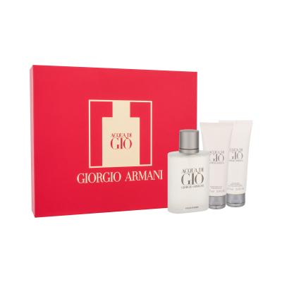 Giorgio Armani Acqua di Giò Pour Homme Darčeková kazeta toaletná voda 100 ml + balzam po holení 75 ml + sprchovací gél 75 ml