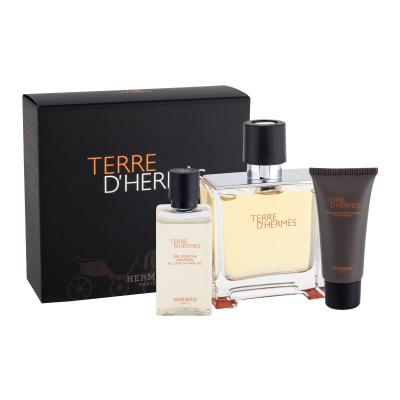 Hermes Terre d´Hermès Darčeková kazeta parfum 75 ml + sprchovací gél 40 ml + balzam po holení 15 ml