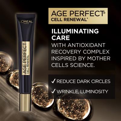 L&#039;Oréal Paris Age Perfect Cell Renew Illuminating Eye Cream Očný krém pre ženy 15 ml