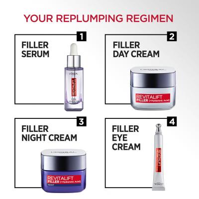 L&#039;Oréal Paris Revitalift Filler HA Filler Renew Očný krém pre ženy 15 ml