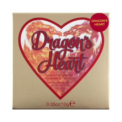 Makeup Revolution London I Heart Revolution Triple Baked Highlighter Rozjasňovač pre ženy 10 g Odtieň Dragons Heart