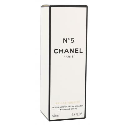 Chanel N°5 Toaletná voda pre ženy Naplniteľný 50 ml poškodená krabička