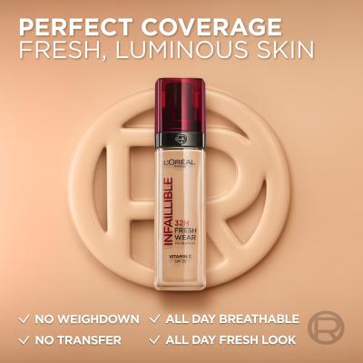 L&#039;Oréal Paris Infaillible 32H Fresh Wear SPF25 Make-up pre ženy 30 ml Odtieň 125