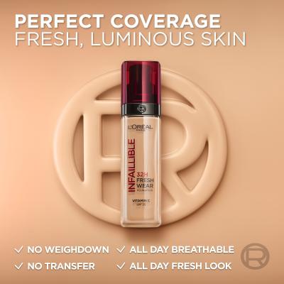 L&#039;Oréal Paris Infaillible 32H Fresh Wear SPF25 Make-up pre ženy 30 ml Odtieň 145