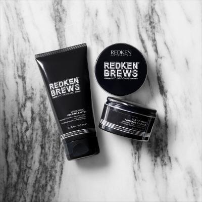 Redken Brews Clay Pomade Gél na vlasy pre mužov 100 ml