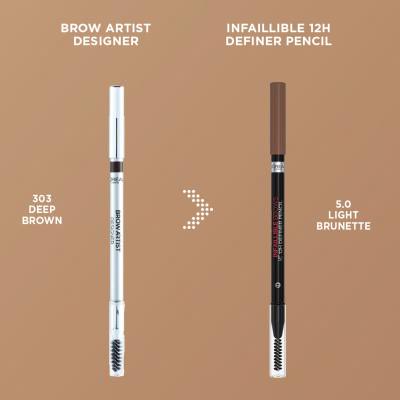 L&#039;Oréal Paris Infaillible Brows 12H Definer Pencil Ceruzka na obočie pre ženy 1 g Odtieň 6.32 Auburn