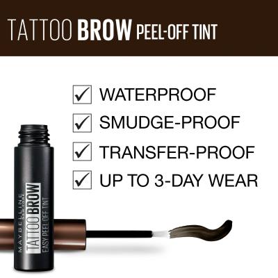 Maybelline Tattoo Brow Farba na obočie pre ženy 4,6 g Odtieň Medium Brown