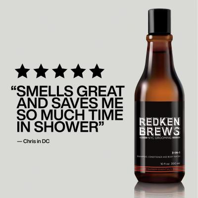 Redken Brews 3-In-1 Šampón pre mužov 300 ml