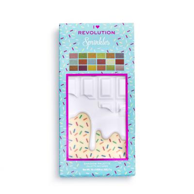 I Heart Revolution Chocolate Eyeshadow Palette Očný tieň pre ženy 18 g Odtieň Sprinkles